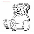 Bear Notekeeper Magnet - 20 Mil Spot or Process Color (3 3/8"x3 1/4")
